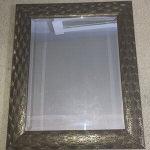 Antique Gold Peacock Beveled Mirror By MCS Industries